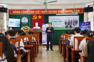 Đại diện trường Đại học Konyang cùng VJ Hà Tĩnh tổ chức hội thảo hướng nghiệp tại các trường THPT